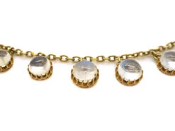 Edwardian 15ct Gold Moonstone Drops Necklace -Antique Jewellery Company DSC05516