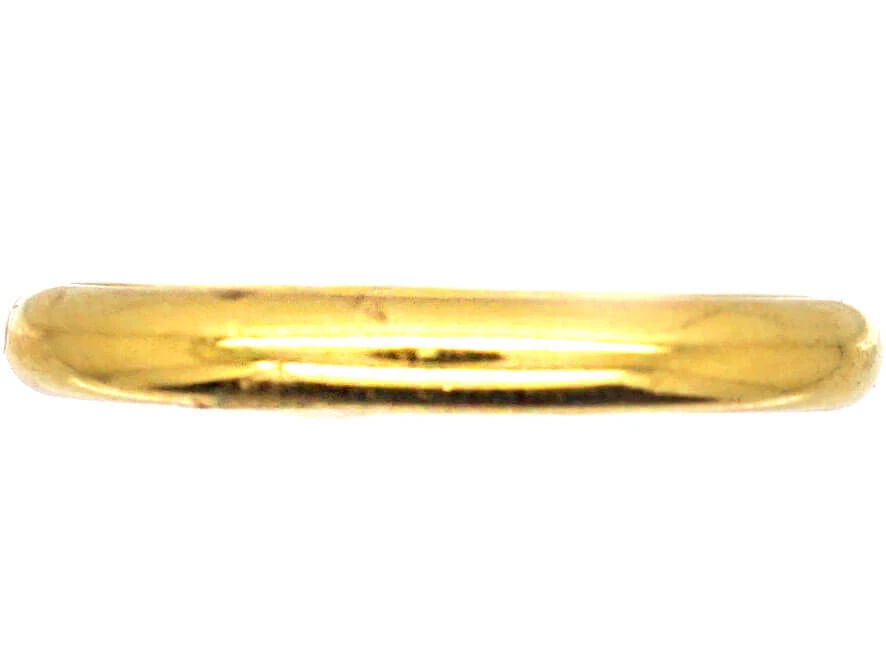 22ct Gold Wedding Ring Assayed In 1948 3 22ct Gold Wedding Ring Assayed In 1948