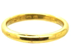22ct Gold Wedding Ring Assayed In 1948 11 22ct Gold Wedding Ring Assayed In 1948 -Antique Jewellery Company DSC05566 copy