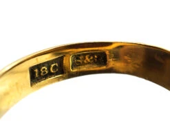 Victorian 18ct Gold Signet Ring Set With A Carnelian With An Intaglio Of A Castle 14 Victorian 18ct Gold Signet Ring Set With A Carnelian With An Intaglio Of A Castle -Antique Jewellery Company DSC05580 copy