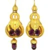 Victorian 15ct Gold Drop Earrings Set With Almandine Garnets In Original Case 2 Victorian 15ct Gold Drop Earrings Set With Almandine Garnets In Original Case -Antique Jewellery Company DSC05633
