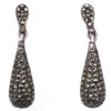 Art Deco Silver & Marcasite Drop Earrings