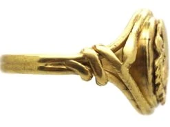 Victorian 15ct Gold Signet Ring With Armorial & Snake Detail 11 Victorian 15ct Gold Signet Ring With Armorial & Snake Detail -Antique Jewellery Company DSC05654 1