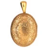 Victorian 15ct Gold Oval Engraved Locket 1 Victorian 15ct Gold Oval Engraved Locket -Antique Jewellery Company DSC05698 1