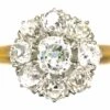 French Early 19th Century 18ct Gold & Platinum Cluster Ring Set With Old Mine Cut Diamonds 2 French Early 19th Century 18ct Gold & Platinum Cluster Ring Set With Old Mine Cut Diamonds -Antique Jewellery Company DSC05727 scaled 1