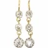 Victorian 18ct Gold Drop Earrings Set With Three Old Mine Cut Diamonds 2 Victorian 18ct Gold Drop Earrings Set With Three Old Mine Cut Diamonds -Antique Jewellery Company DSC05750 scaled 1