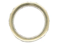 Art Deco 18ct White Gold , Diamond & Ruby Eternity Ring -Antique Jewellery Company DSC05760 1