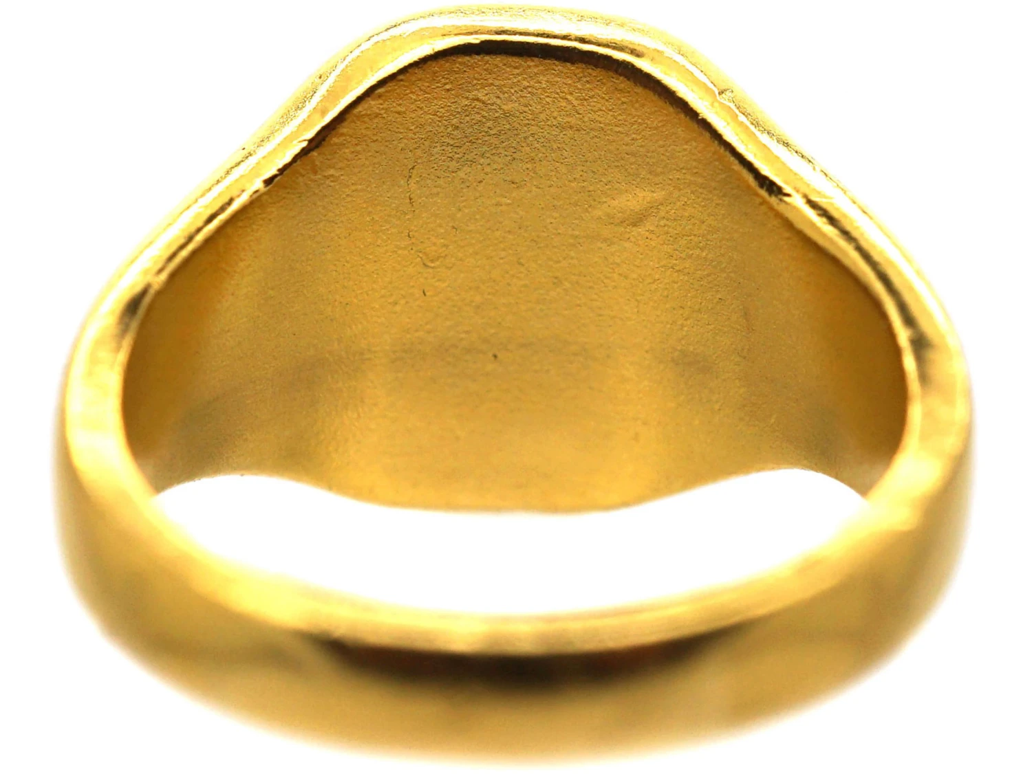 Early 20th Century 22ct Gold Signet Ring With Crest & Coronet Intaglio 6 Early 20th Century 22ct Gold Signet Ring With Crest & Coronet Intaglio - Image 4