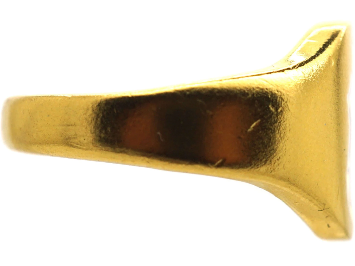 Early 20th Century 22ct Gold Signet Ring With Crest & Coronet Intaglio 7 Early 20th Century 22ct Gold Signet Ring With Crest & Coronet Intaglio - Image 5