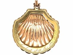 Georgian 9ct Gold Shell Locket With Natural Pearl Surround 9 Georgian 9ct Gold Shell Locket With Natural Pearl Surround -Antique Jewellery Company DSC05795 scaled 1