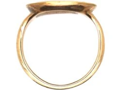 Georgian 15ct Gold Rebus Ring Of A Cherub & Willow Tree -Antique Jewellery Company DSC05850