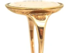 Georgian 15ct Gold Rebus Ring Of A Cherub & Willow Tree -Antique Jewellery Company DSC05889