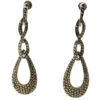 Art Deco Silver & Marcasite Triple Hoop Earrings 2 Art Deco Silver & Marcasite Triple Hoop Earrings -Antique Jewellery Company DSC05894