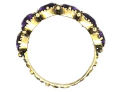 Georgian 15ct Gold Amethyst Six Stone Ring -Antique Jewellery Company DSC05909 copy