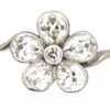 Edwardian Platinum & Pear Shaped Diamond Pansy Cluster Ring 2 Edwardian Platinum & Pear Shaped Diamond Pansy Cluster Ring -Antique Jewellery Company DSC05914 scaled 1