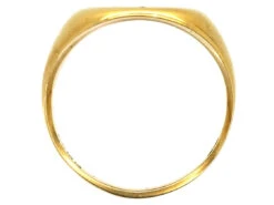 Victorian 18ct Gold Signet Ring With Crest Intaglio -Antique Jewellery Company DSC05974