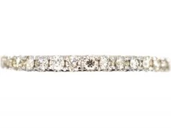 18ct White Gold & Diamond Narrow Eternity Ring