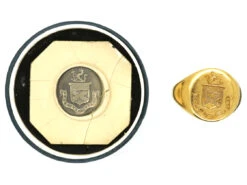 Victorian 18ct Gold Signet Ring With Crest Intaglio -Antique Jewellery Company DSC05991