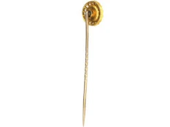 Edwardian 15ct Gold, Cats Eye Chrysoberyl & Diamond Tie Pin 8 Edwardian 15ct Gold, Cats Eye Chrysoberyl & Diamond Tie Pin -Antique Jewellery Company DSC06055