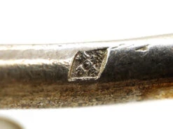 French Silver Curb Link Bracelet From The 1970s -Antique Jewellery Company DSC06062