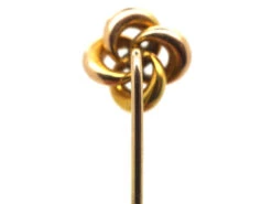 Edwardian 15ct Gold Knot Tie Pin 9 Edwardian 15ct Gold Knot Tie Pin -Antique Jewellery Company DSC06069