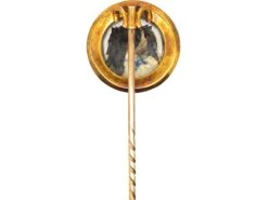 Victorian 18ct Gold Tie Pin With Reverse Intaglio Rock Crystal Of A King Charles Spaniel 7 Victorian 18ct Gold Tie Pin With Reverse Intaglio Rock Crystal Of A King Charles Spaniel -Antique Jewellery Company DSC06074 scaled 1