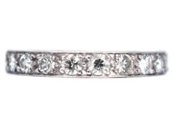 Art Deco Platinum & Diamond Set Eternity Ring
