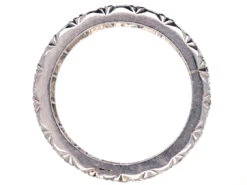 Art Deco Platinum & Diamond Set Eternity Ring 14 Art Deco Platinum & Diamond Set Eternity Ring -Antique Jewellery Company DSC06110
