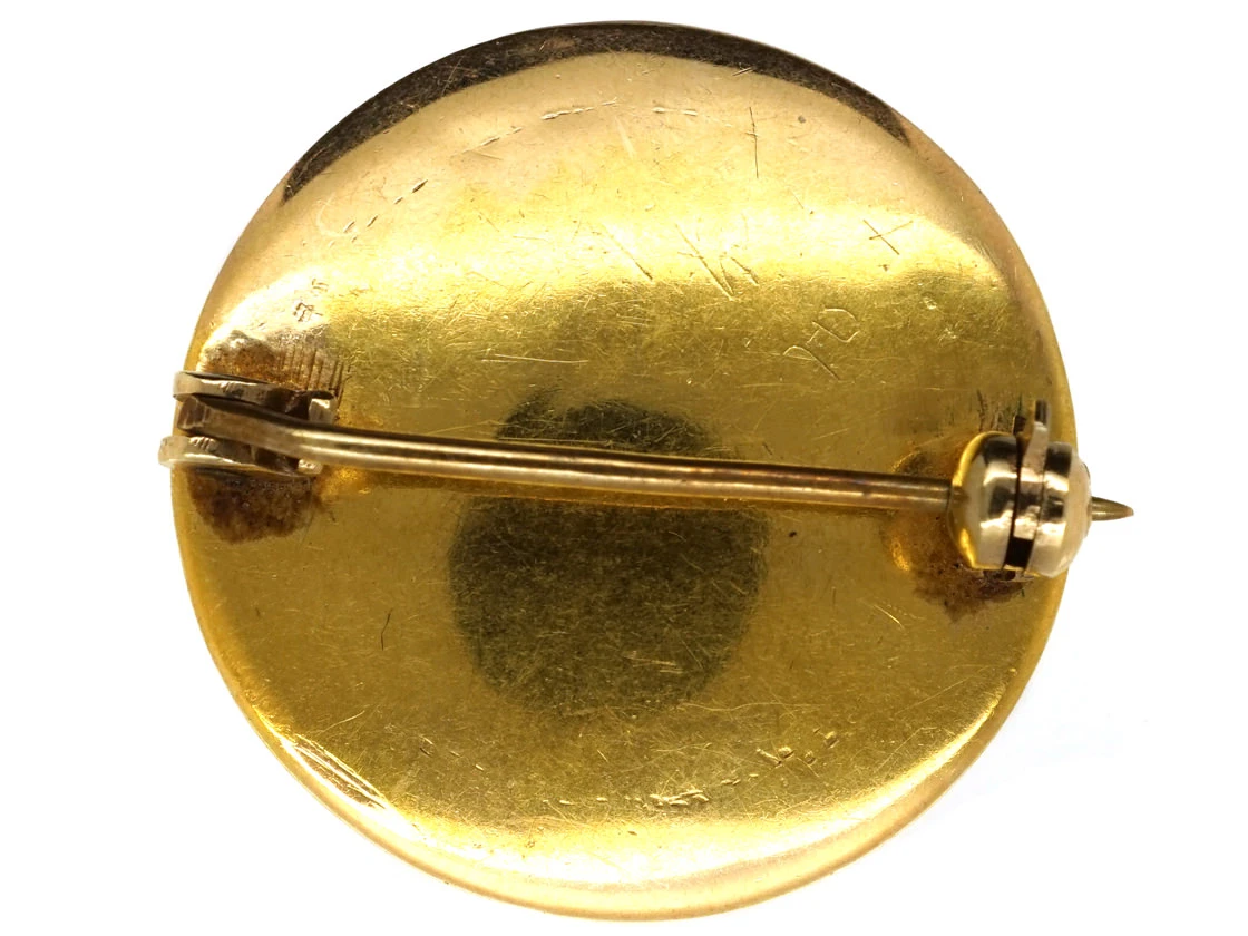 Victorian 18ct Gold & Reverse Intaglio Rock Crystal Brooch Of A Horse’s Head 6 Victorian 18ct Gold & Reverse Intaglio Rock Crystal Brooch Of A Horse’s Head - Image 4