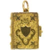 Victorian 18ct Gold Novelty Book Locket With Four Frames Inside 1 Victorian 18ct Gold Novelty Book Locket With Four Frames Inside -Antique Jewellery Company DSC06149