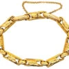 Early Victorian 15ct Gold Engraved Bracelet -Antique Jewellery Company DSC06157