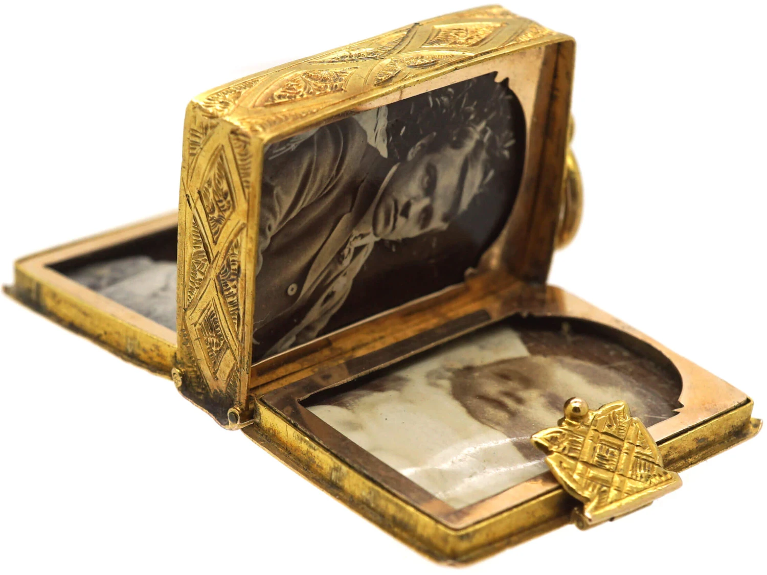 Victorian 18ct Gold Novelty Book Locket With Four Frames Inside 7 Victorian 18ct Gold Novelty Book Locket With Four Frames Inside - Image 5