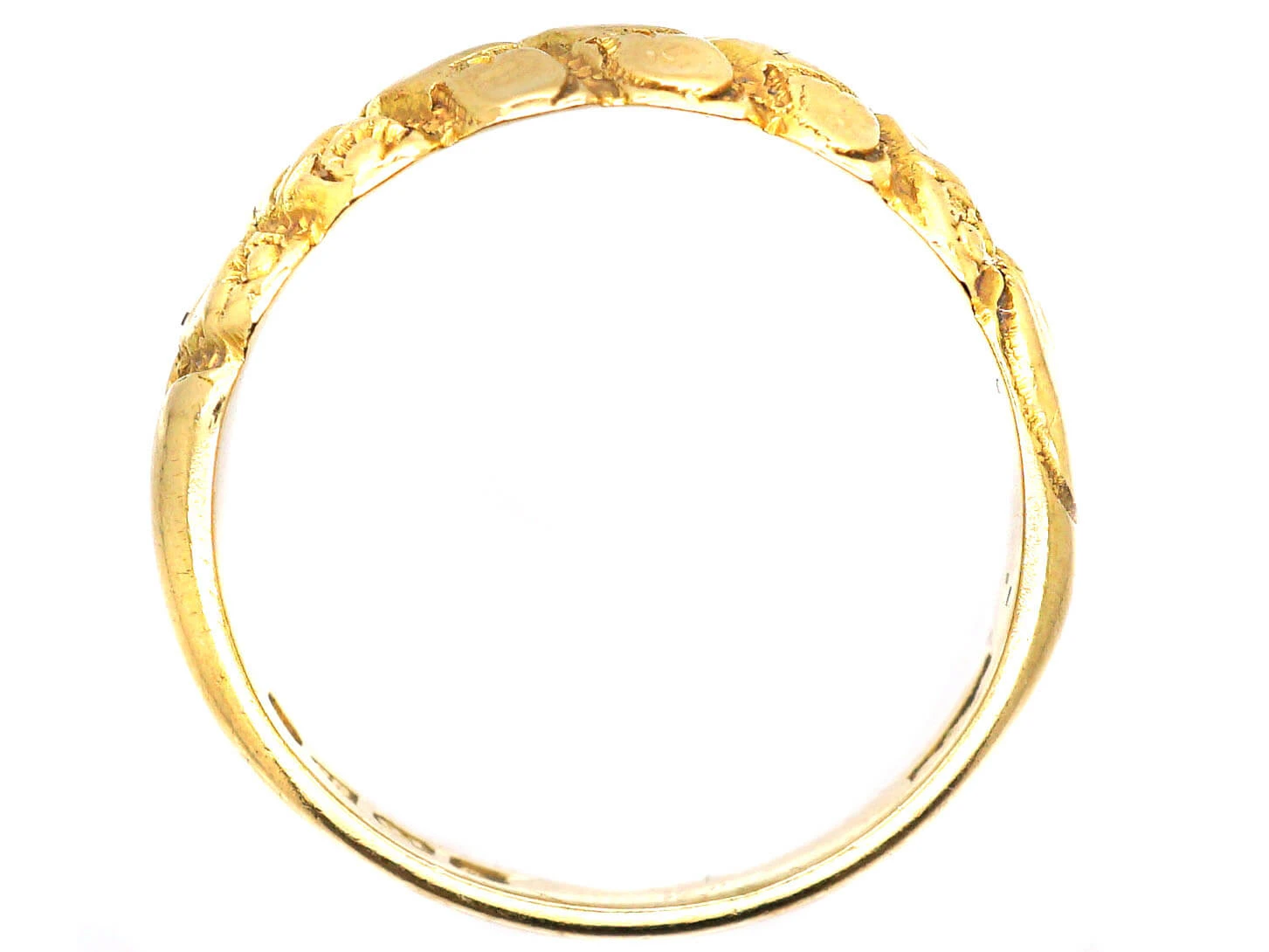 Edwardian 18ct Gold Keeper Ring 5 Edwardian 18ct Gold Keeper Ring - Image 3