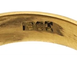 Edwardian 18ct Gold Double Snake Ring Set With Old Mine Cut Diamonds -Antique Jewellery Company DSC06198 scaled 1