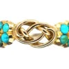 Late Georgian 15ct Gold Forget Me Not & Gold Knot Ring -Antique Jewellery Company DSC06287