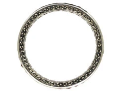 Art Deco 18ct White Gold French Cut Ruby Eternity Ring -Antique Jewellery Company DSC06319