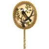 Victorian Reverse Painted & Carved Rock Crystal Tie Pin Of A Goldfinch By Pradier 2 Victorian Reverse Painted & Carved Rock Crystal Tie Pin Of A Goldfinch By Pradier -Antique Jewellery Company DSC06326 2