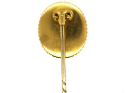 Victorian Reverse Painted & Carved Rock Crystal Tie Pin Of A Goldfinch By Pradier 11 Victorian Reverse Painted & Carved Rock Crystal Tie Pin Of A Goldfinch By Pradier -Antique Jewellery Company DSC06328