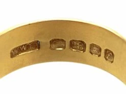 Vintage 18ct Gold Wedding Ring With Ivy Leaf Motif 10 Vintage 18ct Gold Wedding Ring With Ivy Leaf Motif -Antique Jewellery Company DSC06348 scaled 1