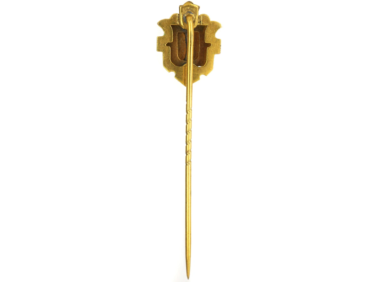 Victorian 15ct Gold & Enamel Masonic Tie Pin 5 Victorian 15ct Gold & Enamel Masonic Tie Pin - Image 3