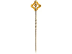 Edwardian 9ct Gold Tie Pin -Antique Jewellery Company DSC06435 1