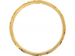 18ct Gold Wedding Ring With Hearts Motif -Antique Jewellery Company DSC06478 scaled 1