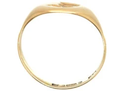 9ct Gold Signet Ring With Intaglio Of A Spaniel 11 9ct Gold Signet Ring With Intaglio Of A Spaniel -Antique Jewellery Company DSC06496