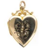 Edwardian 9ct Back & Front & Split Pearls Heart Locket With Lily Of The Valley Motif 1 Edwardian 9ct Back & Front & Split Pearls Heart Locket With Lily Of The Valley Motif -Antique Jewellery Company DSC06584 1