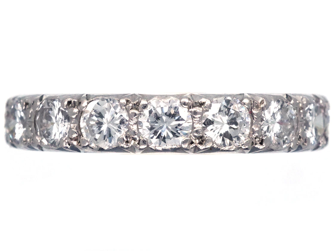 Art Deco Diamond Set Eternity Ring 3 Art Deco Diamond Set Eternity Ring