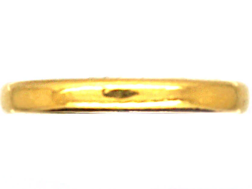 22ct Gold Wedding Ring Assayed In 1936 3 22ct Gold Wedding Ring Assayed In 1936