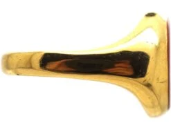 Early 20th Century 18ct Gold Signet Ring With Carnelian Intaglio Of An Eagle -Antique Jewellery Company DSC06811 scaled 2