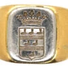 French Platinum & 18ct Gold Signet Ring 1 French Platinum & 18ct Gold Signet Ring -Antique Jewellery Company DSC06844 1