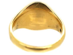 Late Victorian 18ct Gold & Bloodstone Signet Ring With A Cockerel Intaglio -Antique Jewellery Company DSC06864