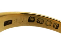 Late Victorian 18ct Gold & Bloodstone Signet Ring With A Cockerel Intaglio -Antique Jewellery Company DSC06873